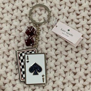NWT Kate Spade Lucky Draw Keychain